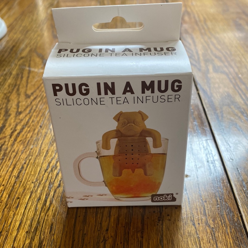 Noki Pug in a mug tea infuser new in box